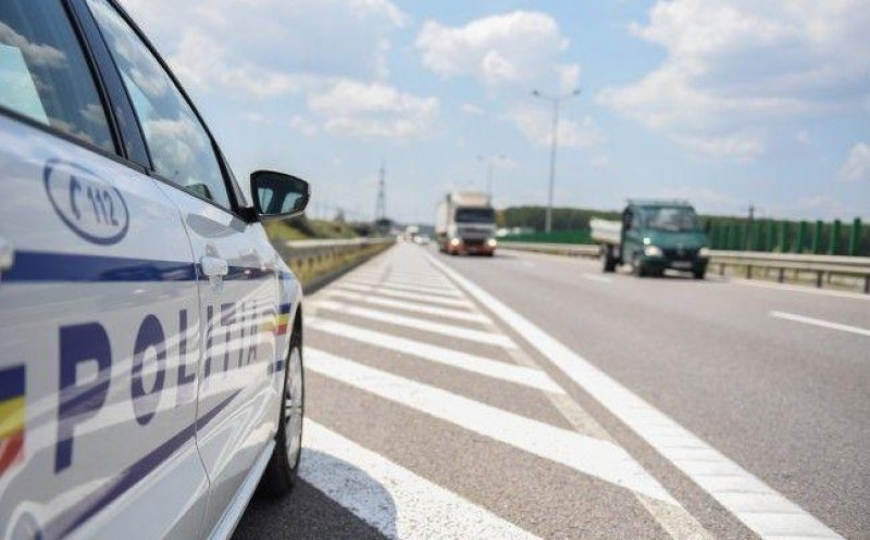 Un șofer de 25 de ani a fost prins cu 270 km/h pe autostradă