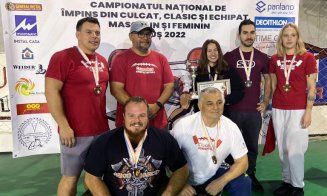 Bunicu' de 70 ani din Cluj, care a devenit campion național la powerlifting