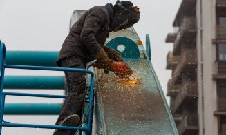 Boc, pe şantierul de la Podul Porțelanului cu durata de viață de 100 de ani: 70% gata