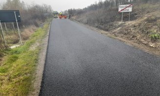 Începe asfaltarea unui nou drum județean din Cluj