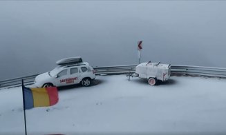 A nins pe Transfăgărășan! Drumarii au scos utilajele de deszăpezire