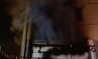 Incendiu la o spălătorie din Cluj-Napoca. De la ce a pornit focul