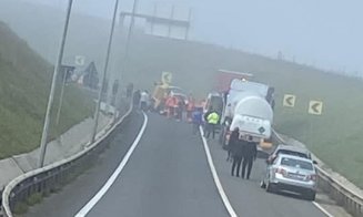 Accident grav pe Autostrada Transilvania. Intervine descarcerarea