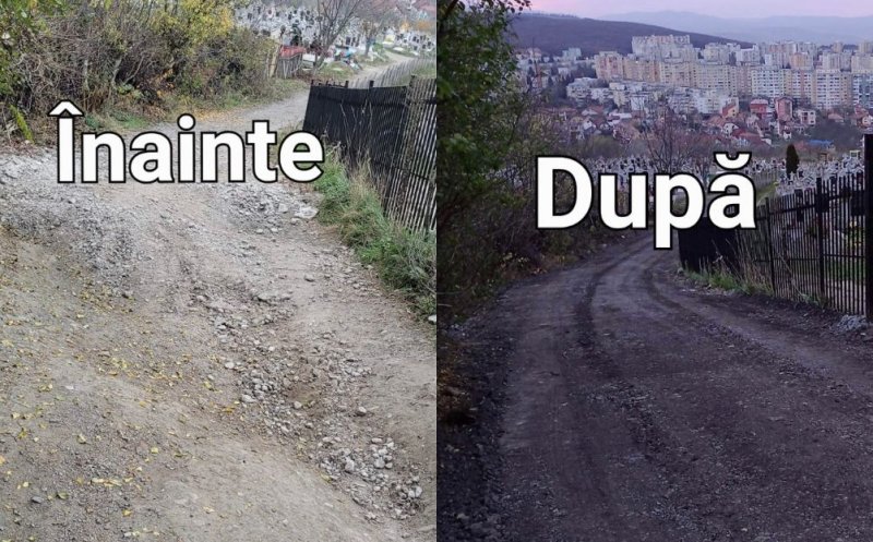 Actor clujean: „Mulțumim administrației Cluj-Napoca pentru cum a aranjat intrarea în Cimitirul Mănăștur”