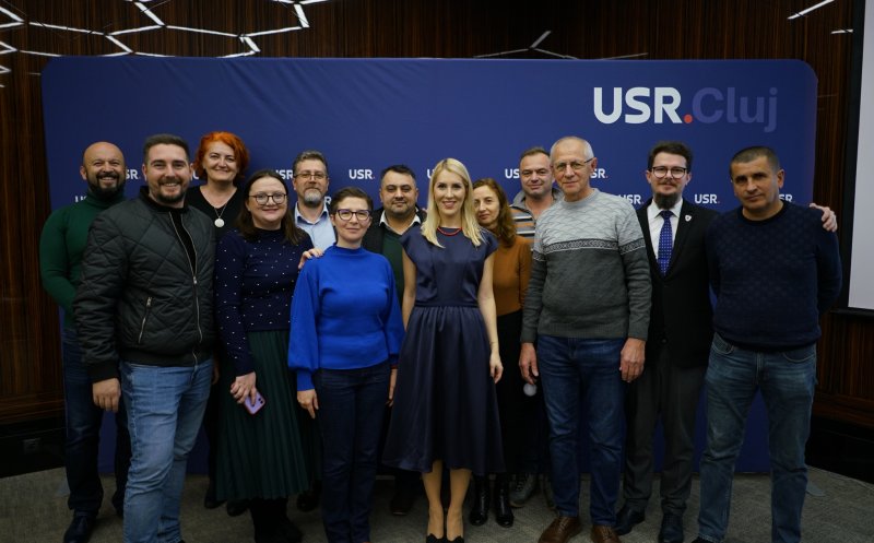 Cum arată noua echipă de conducere a USR Cluj: „Puternică și unită, pregătită pentru alegerile din 2024”