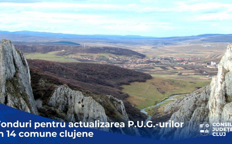 Pas înainte pentru actualizarea PUG-urilor în 14 comune din Cluj