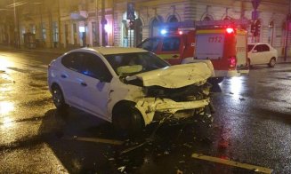 Momentul în care manelistul Culiță Sterp a făcut accidentul de la Cluj-Napoca