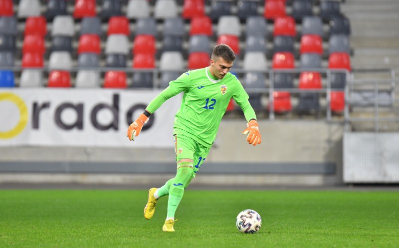 Andrei Gorcea a debutat la naționala de tineret