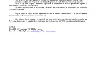 Enterprise Europe Network – cea mai mare rețea internațională de asistență în afaceri și inovare pentru IMM-uri,   pe drumul acestora către sustenabil