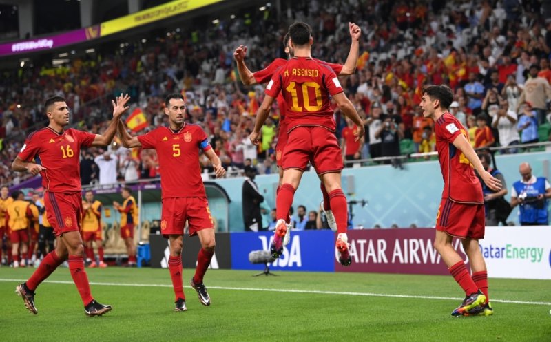 Spania a devenit a șasea națională care înscrie peste 100 de goluri la Campionatul Mondial