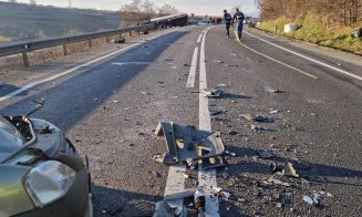 Accident între o maşină şi un camion pe Cluj - Oradea. O femeie a murit/ Trafic blocat