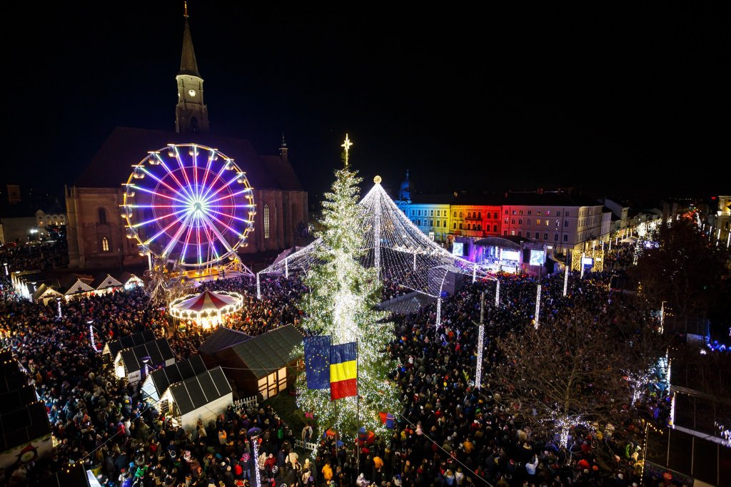 Cât costă distracția la Târgul de Crăciun din Cluj comparativ cu alte orașe ale României