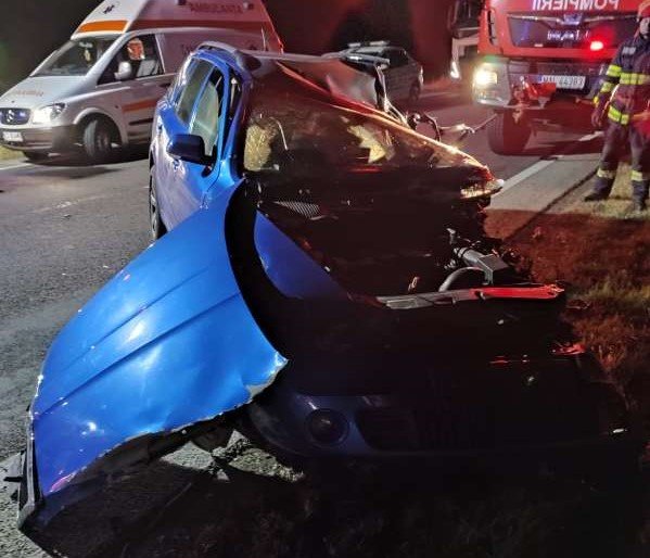 Accident fatal pe DN6. Un tânăr a murit iar alte trei persoane au fost rănite