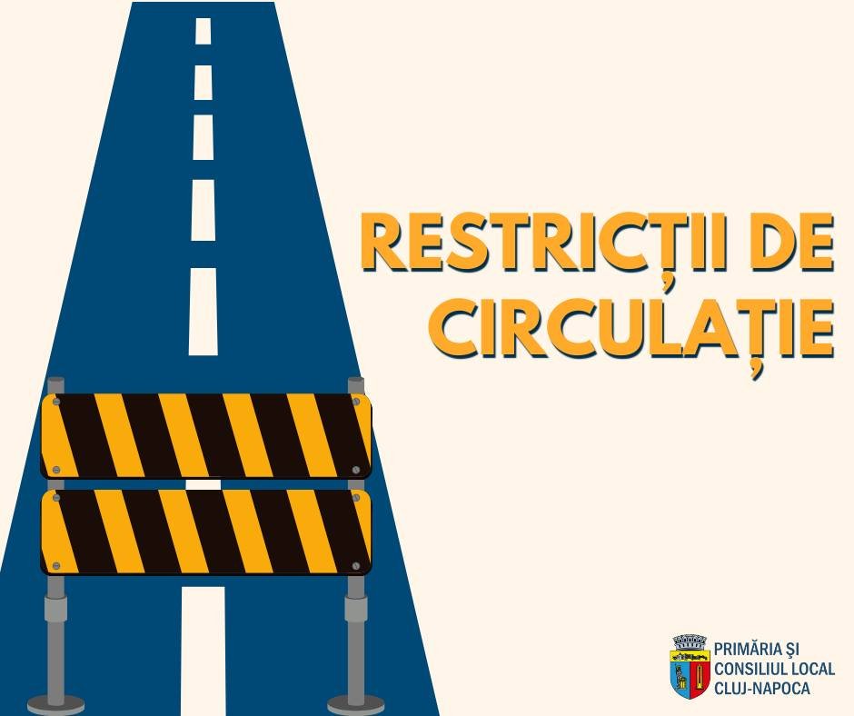 Închidere temporară a circulație pe strada Gorunului