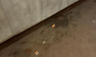 Jegul lipicios din pasajul de sub gara CFR a oraşului de 5 stele, Cluj-Napoca