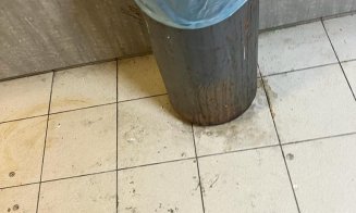 Jegul lipicios din pasajul de sub gara CFR a oraşului de 5 stele, Cluj-Napoca