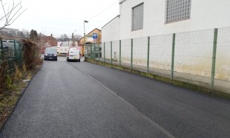 Asfaltări în incinta platformei Clujana