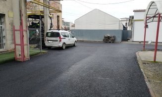 Asfaltări în incinta platformei Clujana