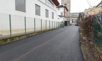 Asfaltări în incinta platformei Clujana