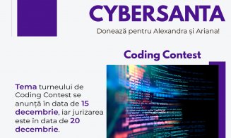 CyberSanta: Eveniment caritabil la Turda, în perioada 16-22 decembrie, pentru două adolescente diagnosticate cu cancer