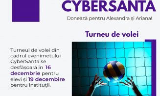 CyberSanta: Eveniment caritabil la Turda, în perioada 16-22 decembrie, pentru două adolescente diagnosticate cu cancer