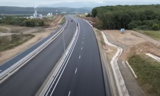 Ultimele retușuri pe un lot de autostradă. Mâine ar urma să fie inaugurat