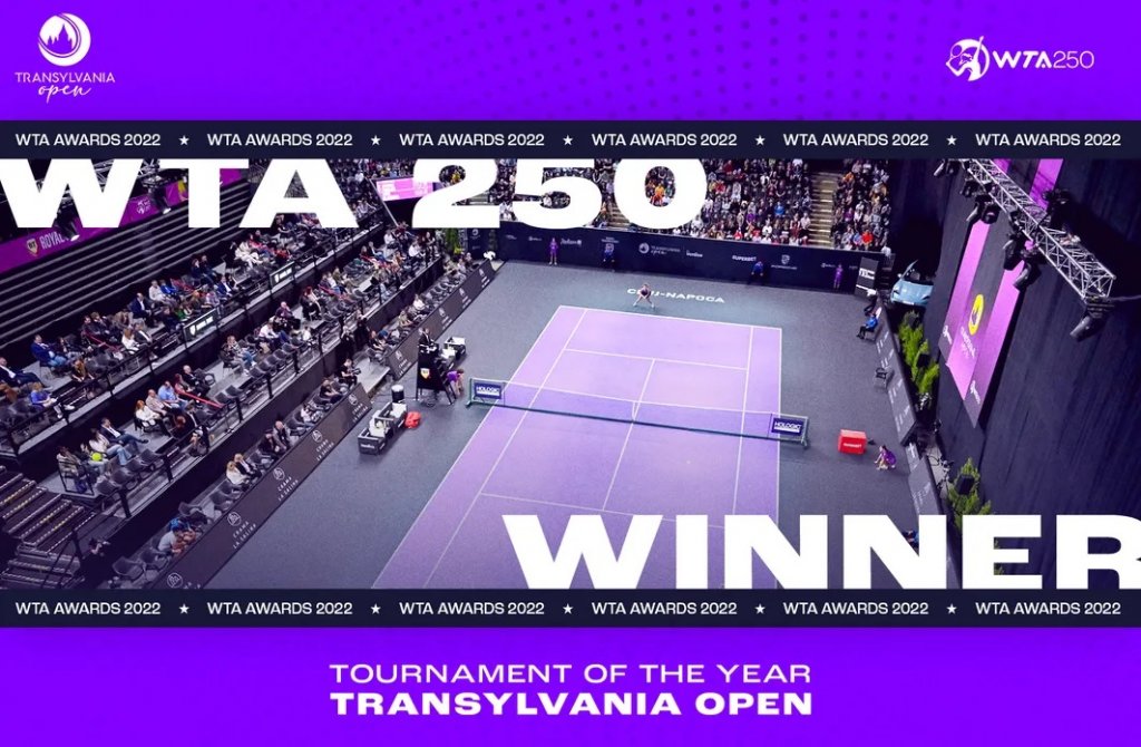 Transylvania Open, votat cel mai bun turneu 250 din circuitul WTA în 2022