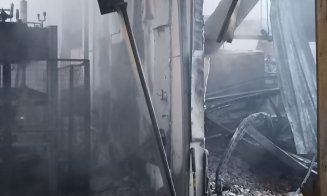 Depozitul Lecom din parcul Tetarom, SALVAT de la incendiu de pereţii ANTIFOC