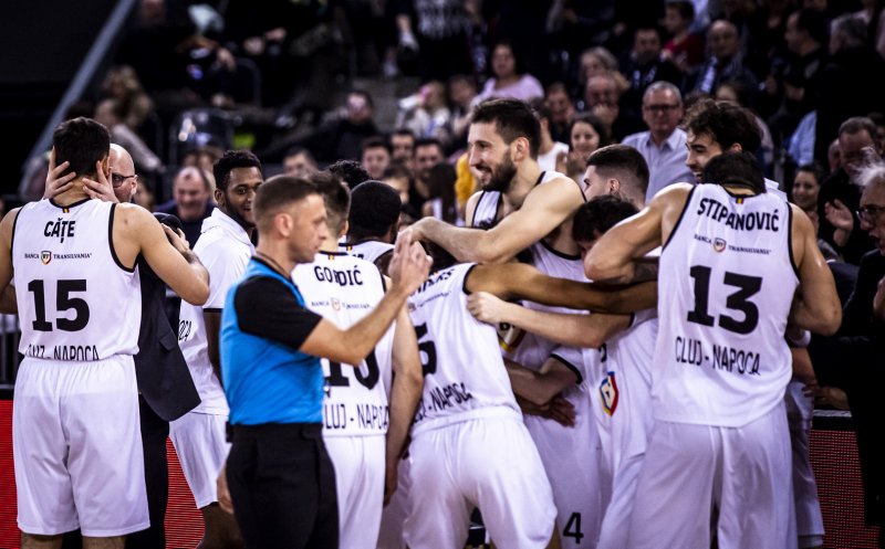 U-BT Cluj joacă astăzi un nou meci în EuroCup