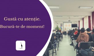 „Gustă cu atenție. Bucură-te de moment", în liceele din Cluj. Elevii învață să fie atenți la alimentele pe care le cumpără