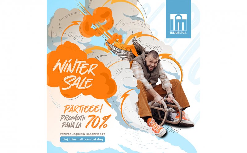 A început Winter Sale la Iulius Mall Cluj. Profită de reducerile de până la 70% și bucură-te de cumpărături inspirate!