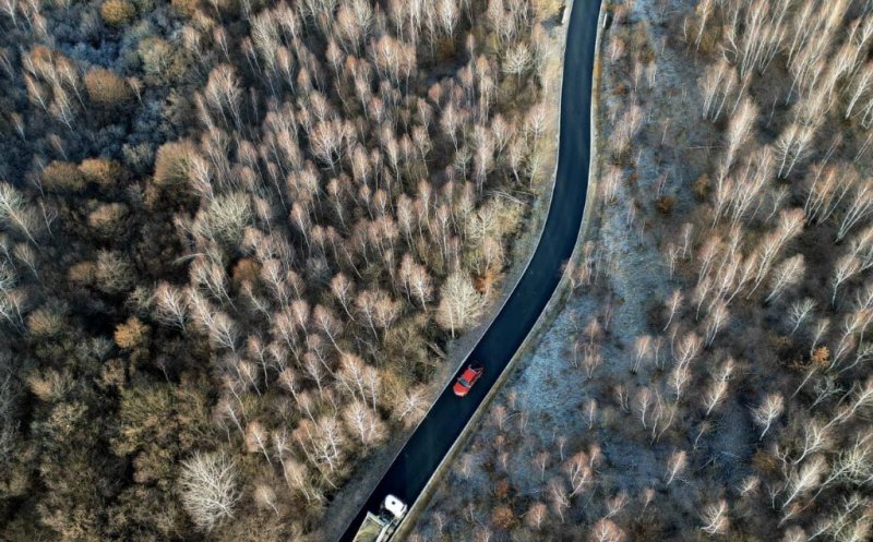 Cluj: Cum arată drumul Săliște - lac Micești, recent asfaltat