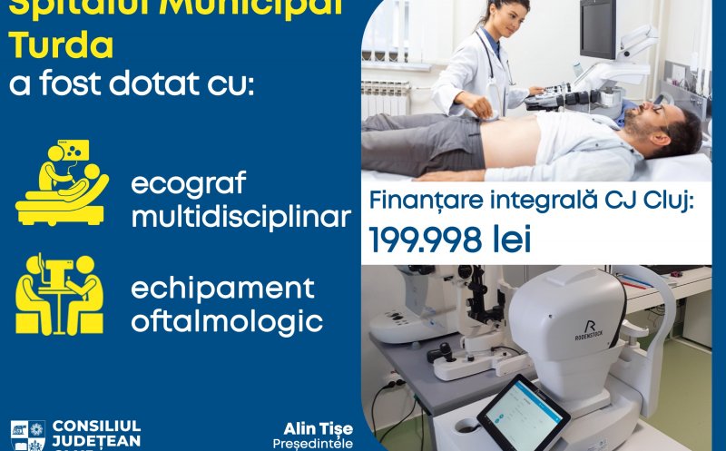Noi echipamente medicale în dotarea Spitalului Municipal Turda