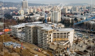 IMAGINI de pe șantierul viitorului sediu al Academiei Naționale de Muzică „Gheorghe Dima" din Cluj