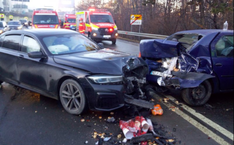 Accident cu  5 victime în Feleacu! O fată de 15 ani a avut nevoie de îngrijiri medicale