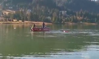 Băiatul căzut în Lacul Colibița este de negăsit. Ce au descoperit până acum polițiștii