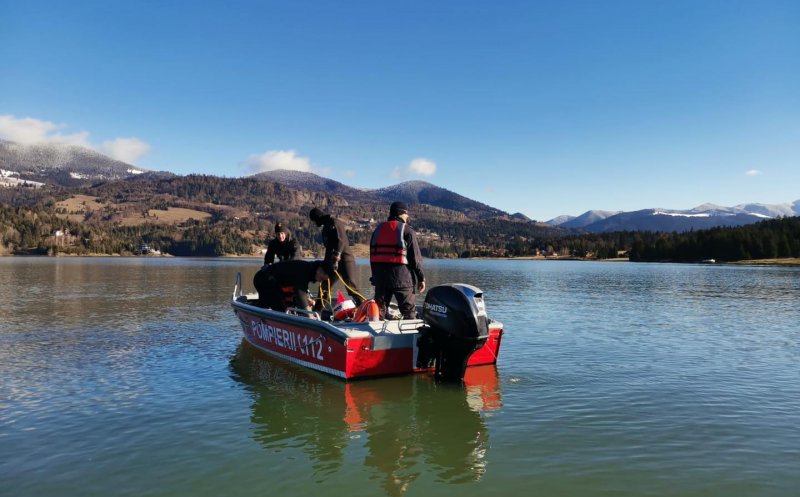 A fost găsit trupul tânărului ÎNECAT în lacul Colibița