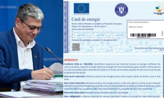 Românii primesc cardul de energie la 1 februarie. Vezi cum se plătește gazul și curentul cu el