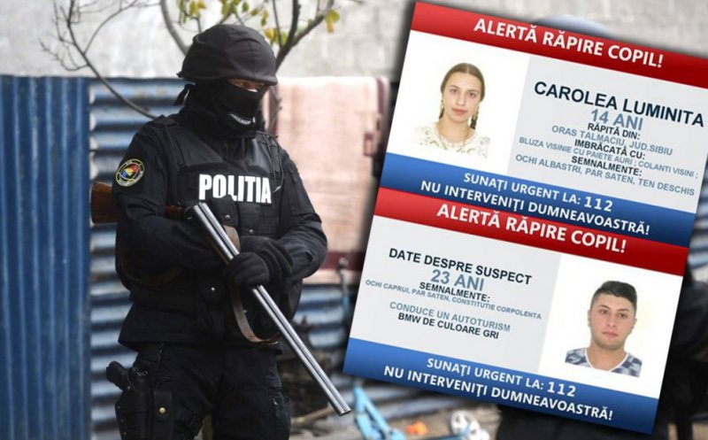 Răpirea minorei de 14 ani din Tălmaciu, organizată de un băiat de care fata s-a îndrăgostit pe Facebook. Răpitorii, plătiţi cu 6000 de euro, aveau la ei un topor şi o sabie