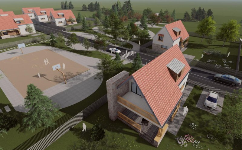 Un nou complex rezidențial aproape de Cluj-Napoca! Va avea zonă verde de agrement și terenuri de sport