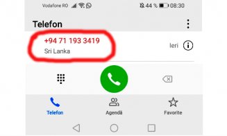 Aţi primit recent apeluri din Siri Lanka? Prefixul +94 vă poate încărca factura