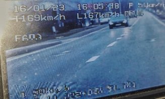 Fast and Furious pe străzile jud. Cluj. Tânărul a gonit cu 169km/oră. Nu va mai conduce 4 luni. Amenda e pe măsura vitezei