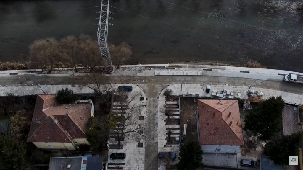 Filmare aeriană pe șantierul străzilor Gavril Muzicescu și Sigismund Toduță