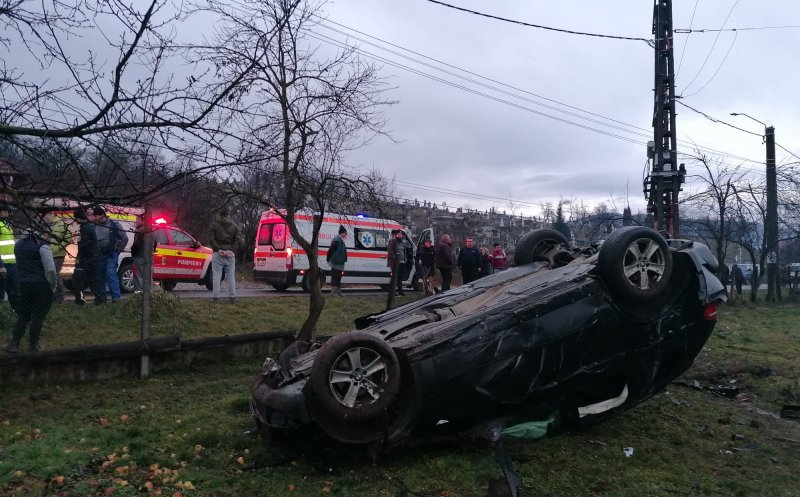 ACCIDENT grav în județul Cluj: Un copil și o femeie, în stare de inconștiență