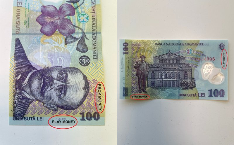 Curier țepuit de client. A primit bani falși