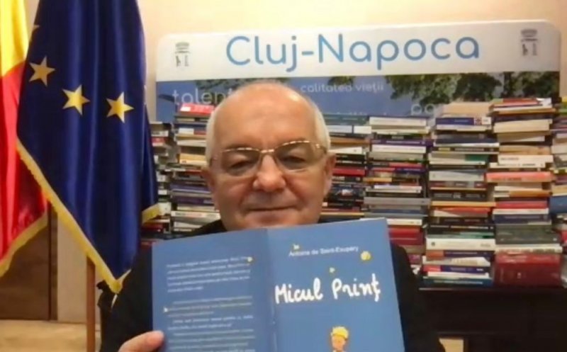 „Micul prinț", în lectura lui Emil Boc. Primarul Clujului le-a citit copiilor de la Școala „Ioan Bob”