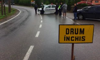 Trafic deviat pe drumul național Târgul Mureș-Cluj. Se lucrează pe Autostrada Transilvania