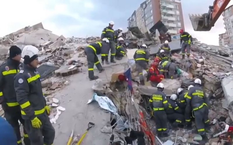 Seismul din Turcia. Salvatorii români au scos un bărbat de sub dărâmături şi acum încearcă să recupereze un adolescent