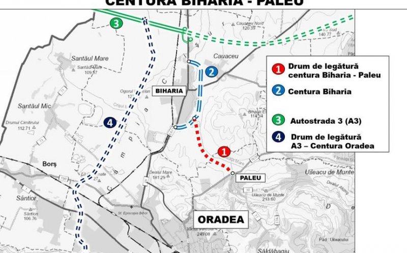 O firmă din Cluj vrea să facă Centura Biharia, proiect în valoare de peste 81,5 miliarde de lei