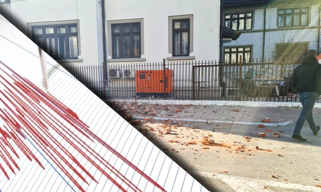 Panică în timpul seismului cu magnitudine de 5,7 : Un bărbat a sărit de la etaj